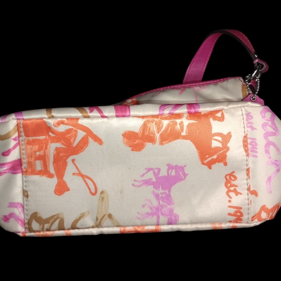 Coach Vintage multi color handbag GUC - Picture 3 of 9